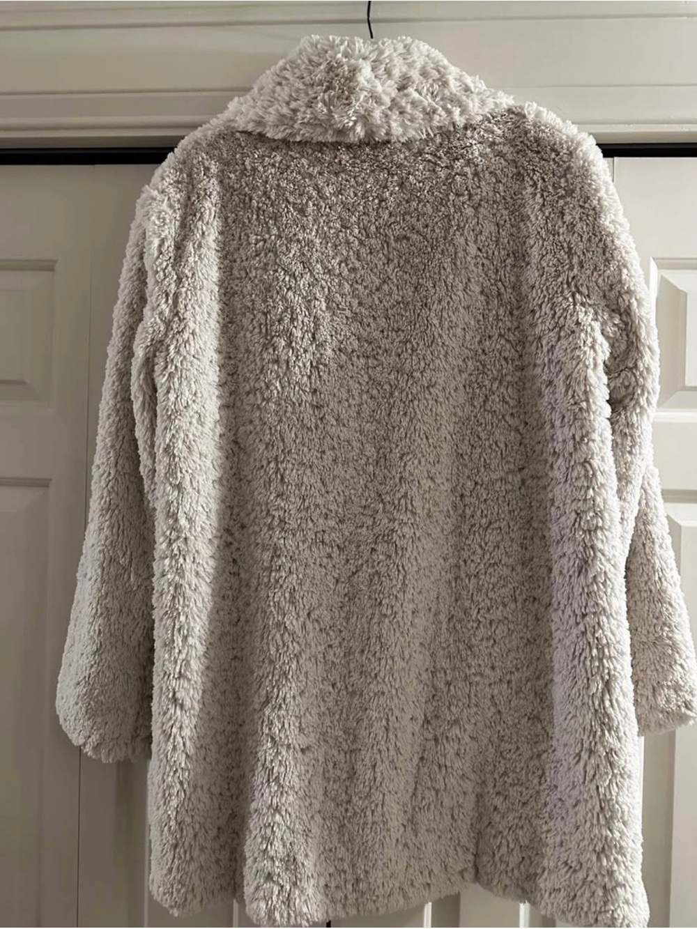 Tribal Sportswear brand  Plush Teddy Coat in beige - Picture 2 of 4